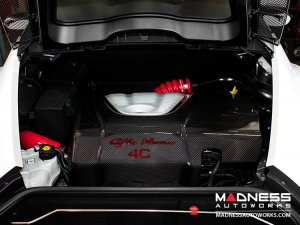 Alfa Romeo 4C Carbon Fiber Engine Cover 